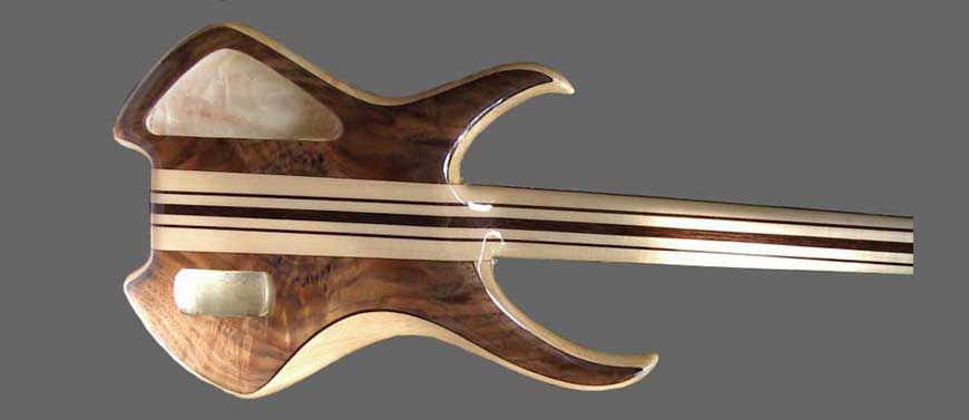 Lynda's Sei Bass now it's varnished