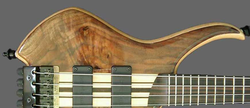 Lynda's Sei Bass now it's varnished
