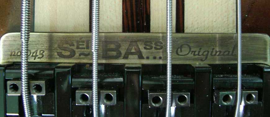 Lynda's Sei Bass now it's varnished